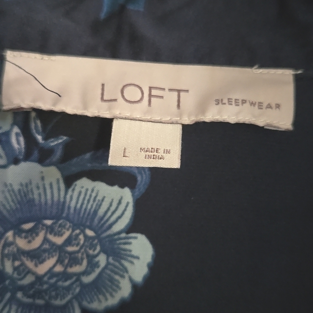 Loft Floral Black Pajama Set - Picture 4 of 11